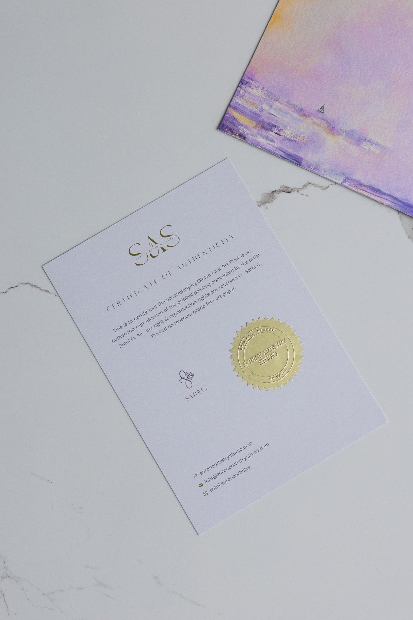 Lavender Twilight - Fine Art Print